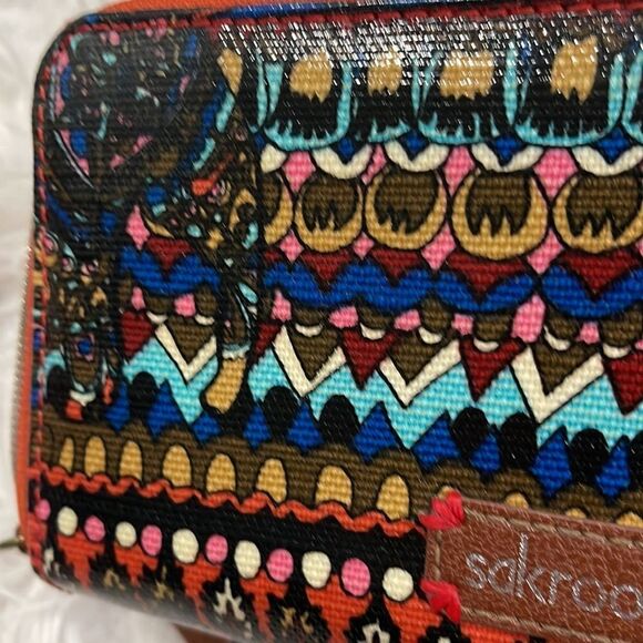 Sakroots Elephant Print Zip Around Wallet - Picture 15 of 16
